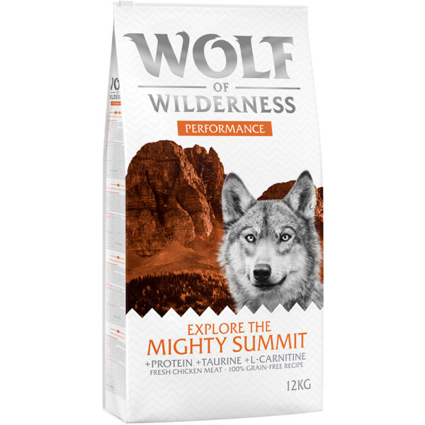 2x12kg Explore "The Mighty Summit" Performance Wolf of Wilderness - Croquettes pour chien